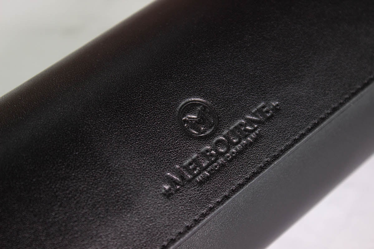 Premium Watch Roll Black Leather