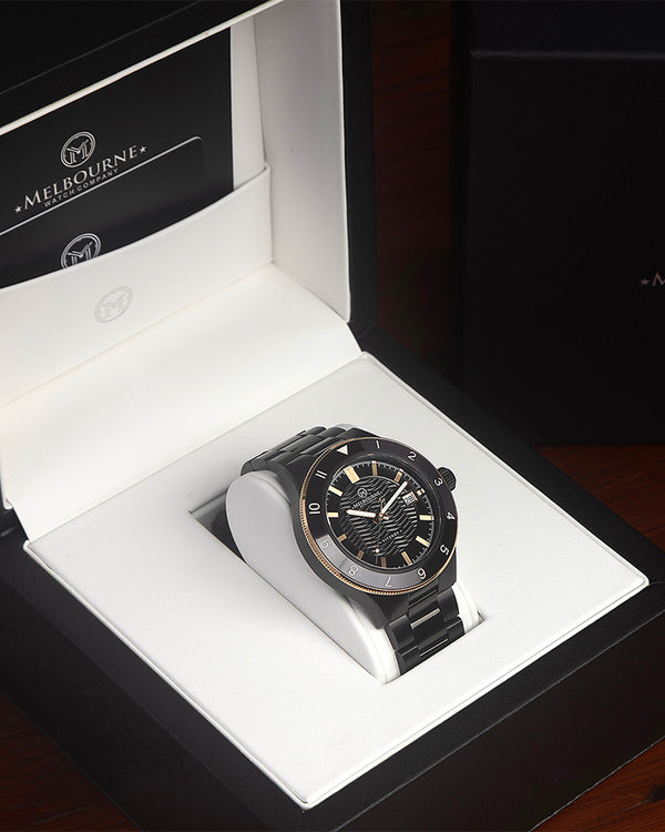 Fitzroy Box Melbourne Watch Company - Fitzroy Auto Black