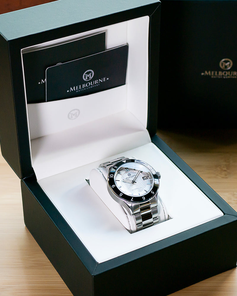 Melbourne Watch Company Fitzroy Auto White