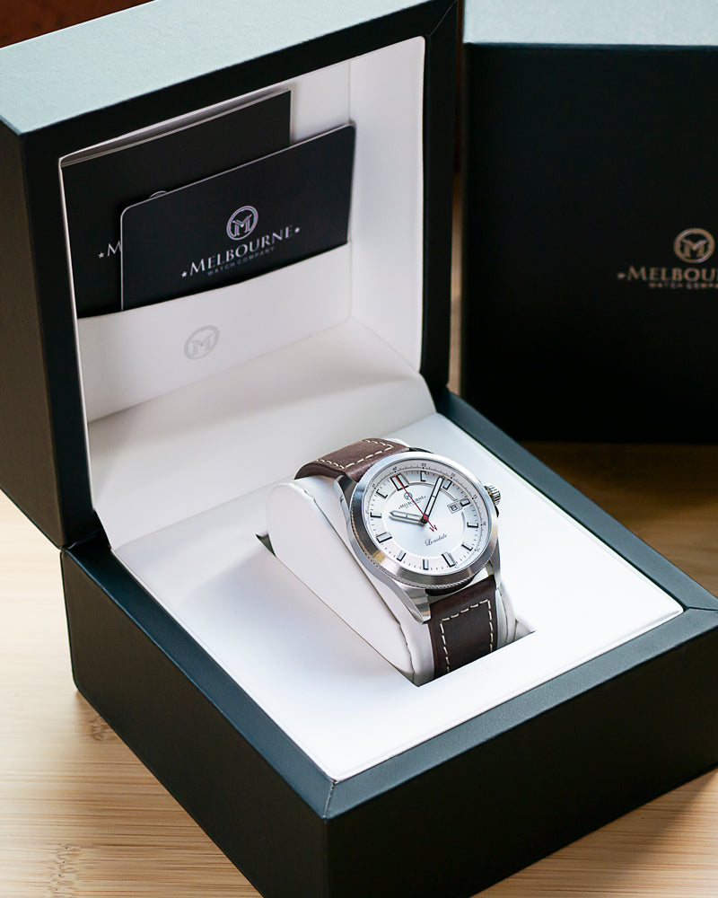 Melbourne Watch Company Lonsdale Auto Black