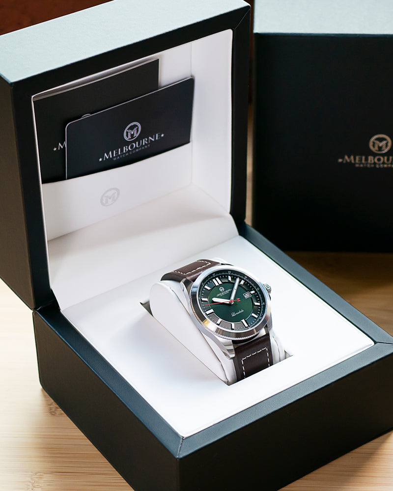 Melbourne Watch Company Lonsdale Auto Green
